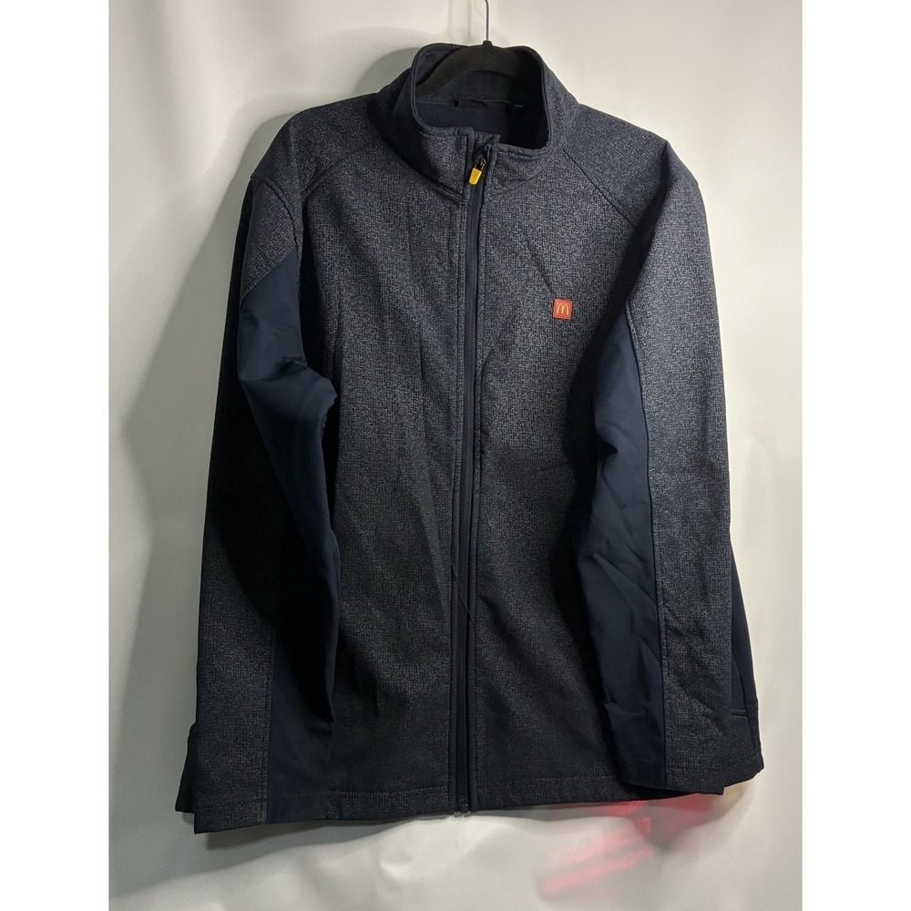 McDonald's Apparel Collection Employee Jacket Men's XL Reg Fleece Lined Full Zip